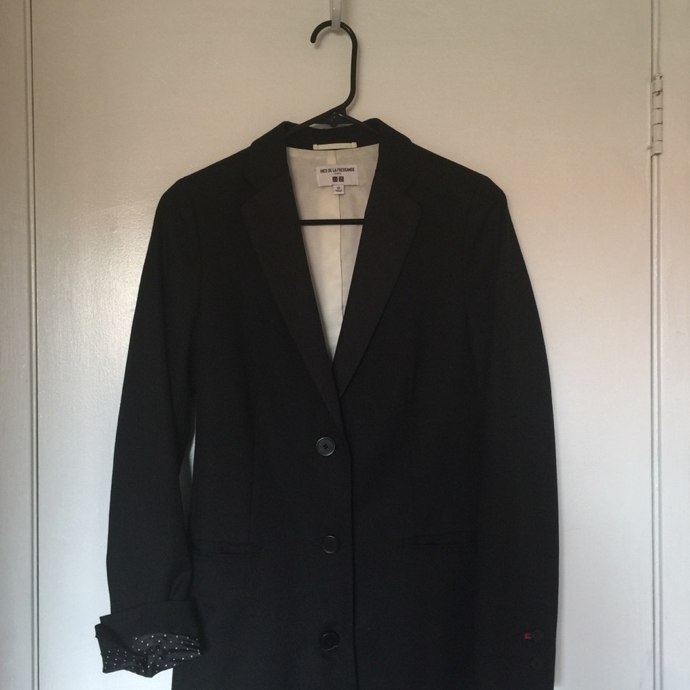 IDLF x Uniqlo wool blazer coat